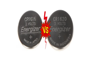 Para hücresi pillerinin karşılaştırılması: CR1616 ile CR1620