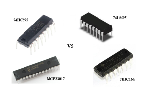 74HC595, 74LS595, 74HC164 ve MCP23017 arasındaki farkları anlamak