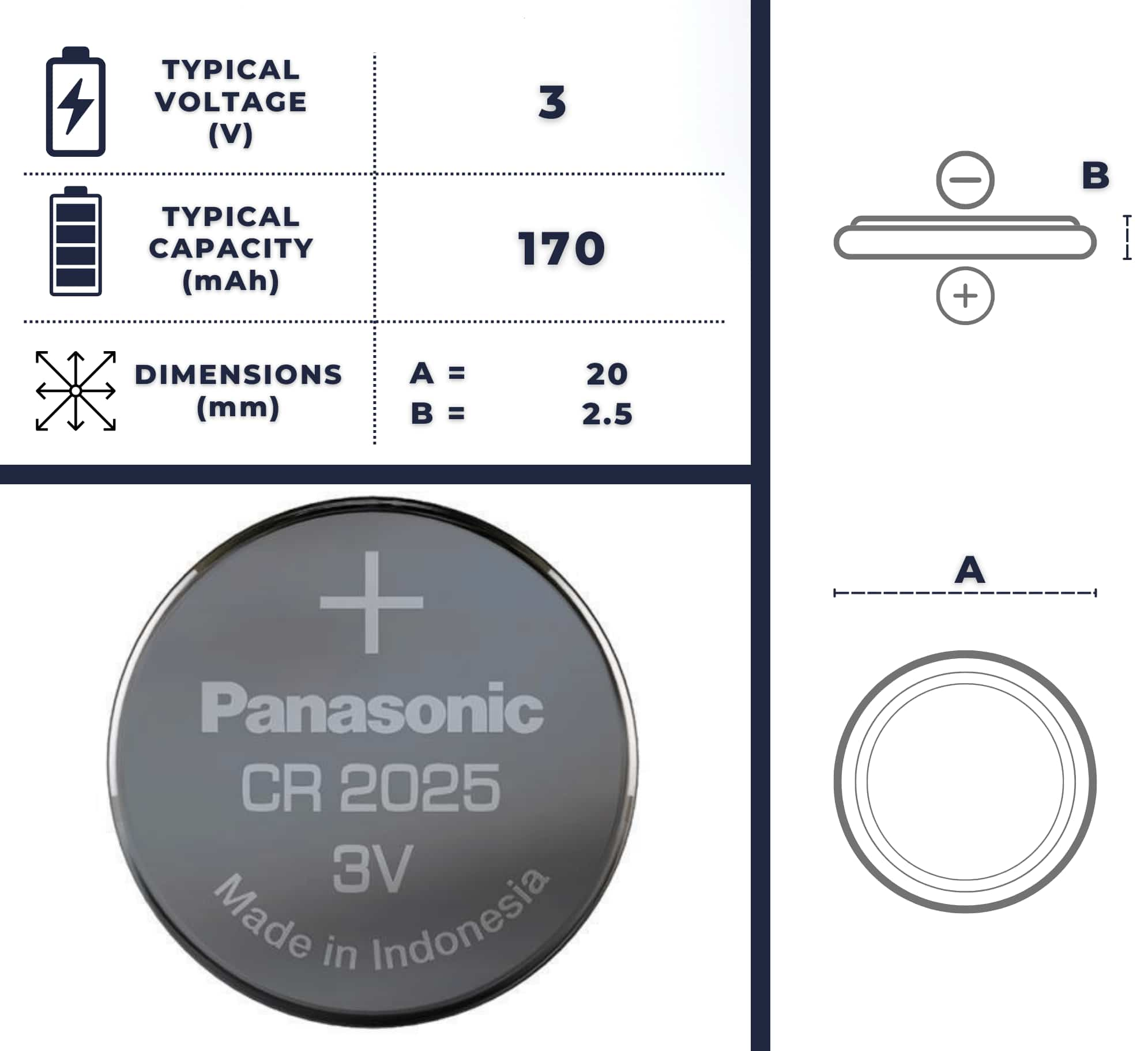 CR2025 Battery