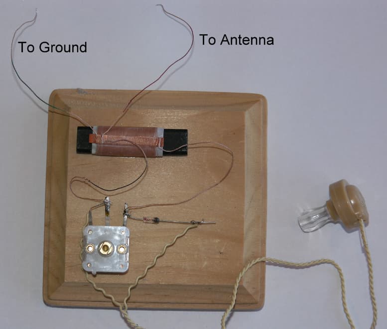 Basic Crystal Radio Circuit