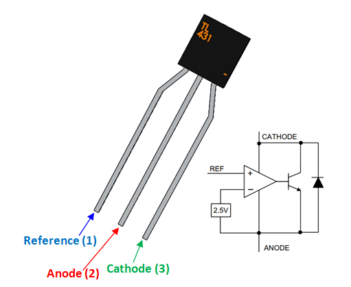 TL431 Shunt Regulator Pinout