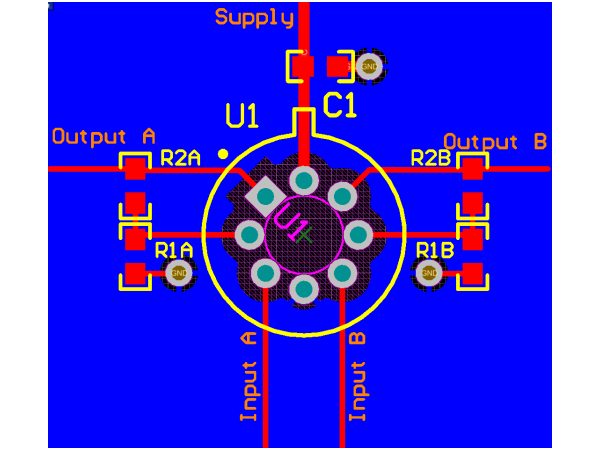 LM393N Layout Example